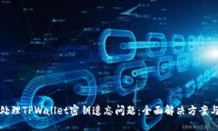 如何处理TPWallet密钥遗忘问题：全面解决方案与技